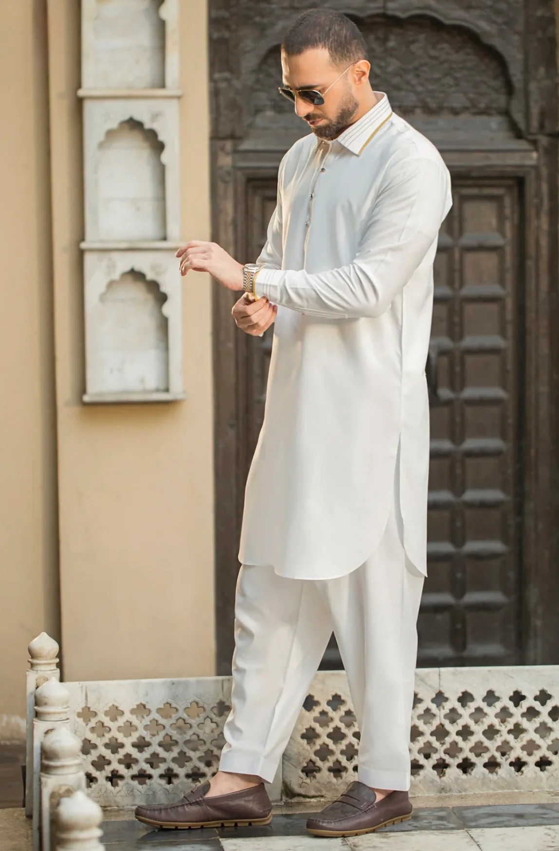 BOSKI EID SERIES FORMAL EMBROIDERED STITCHED SUIT