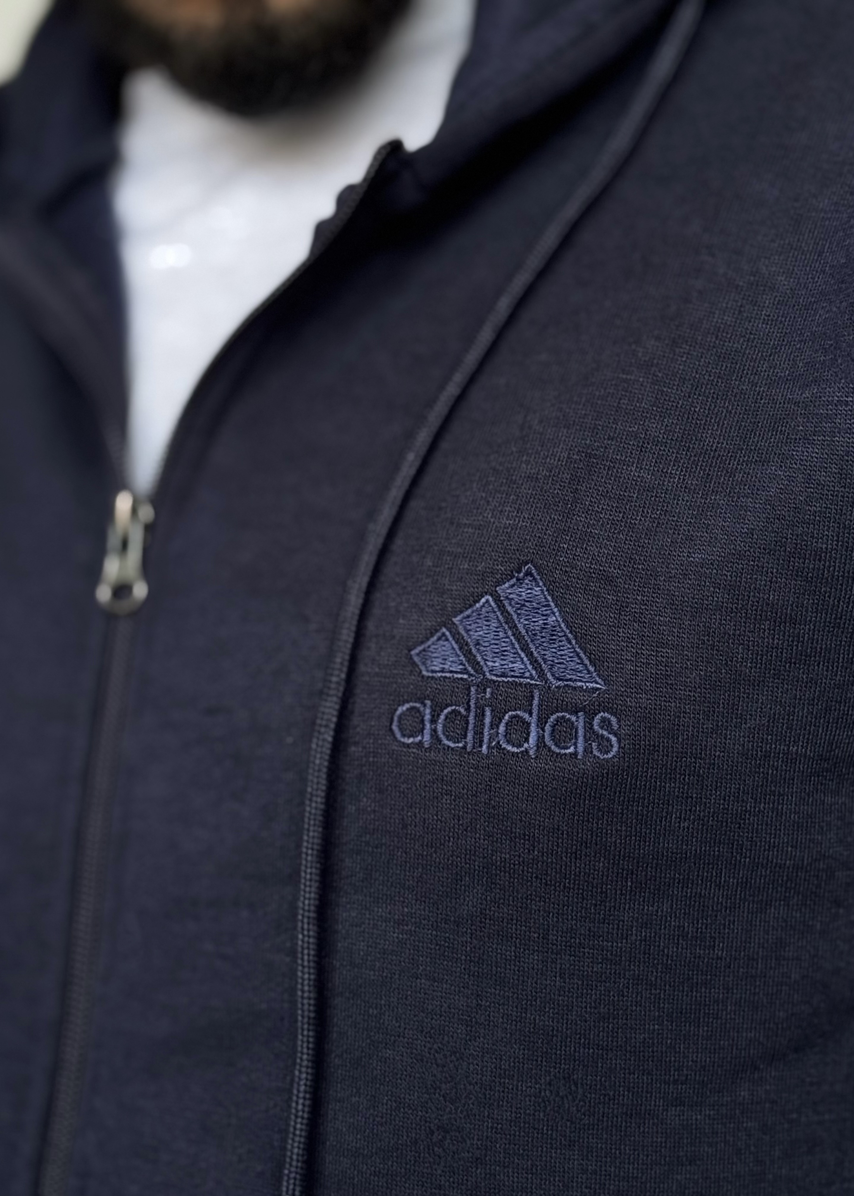 0.03 COMFORTABLE CLASSIC FLEECE HOODIE-BLUE